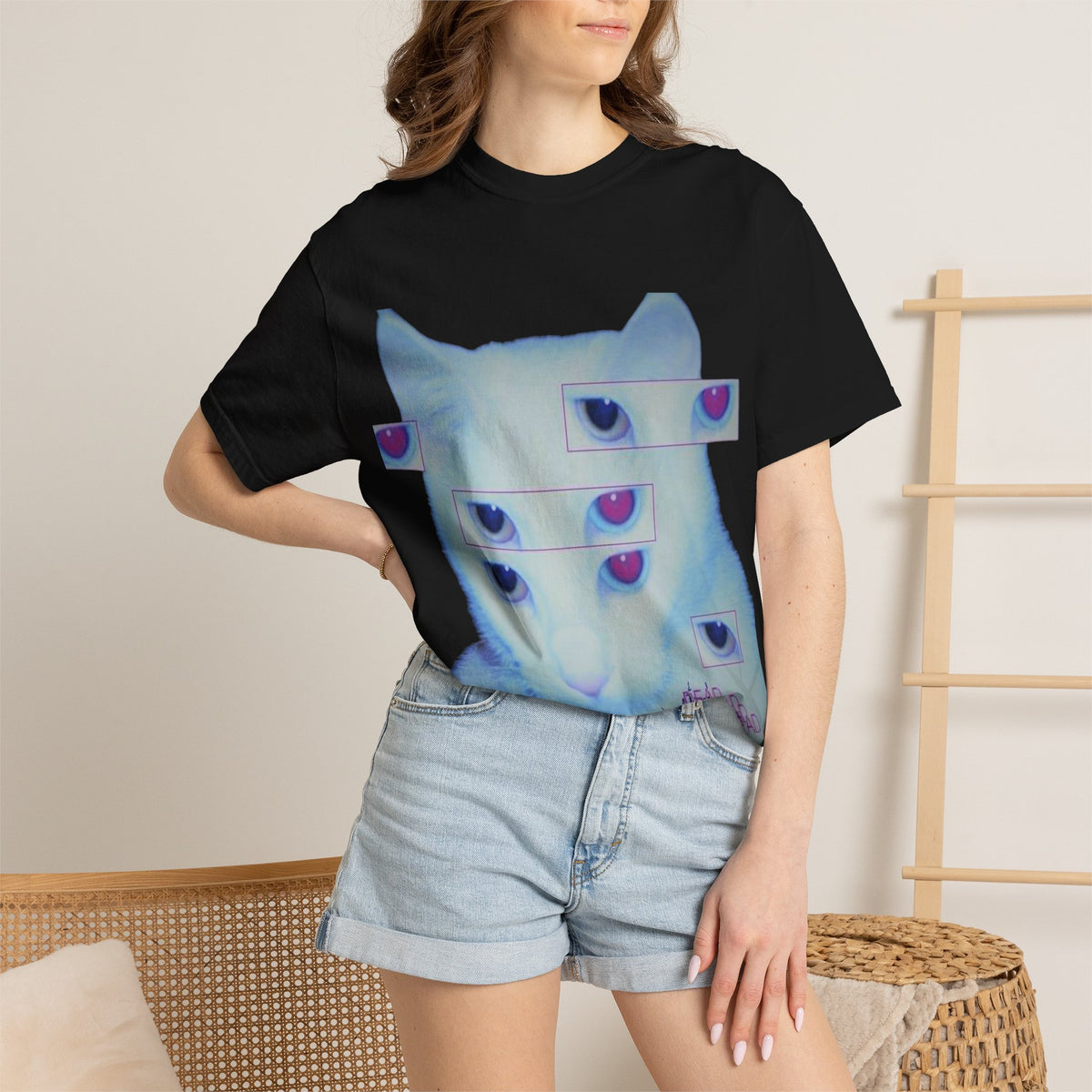 Japanese inspired cat T-Shirt