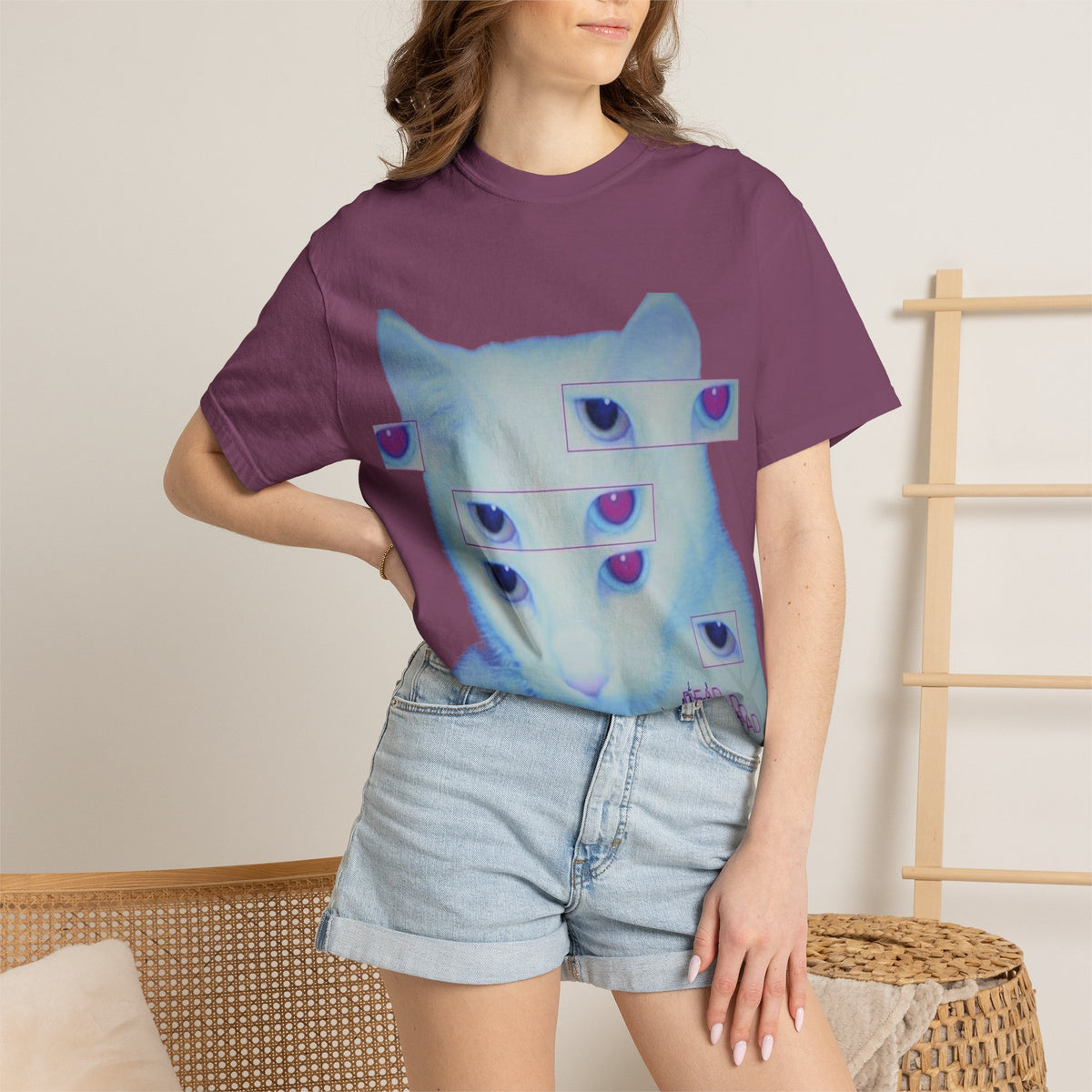 Japanese inspired cat T-Shirt